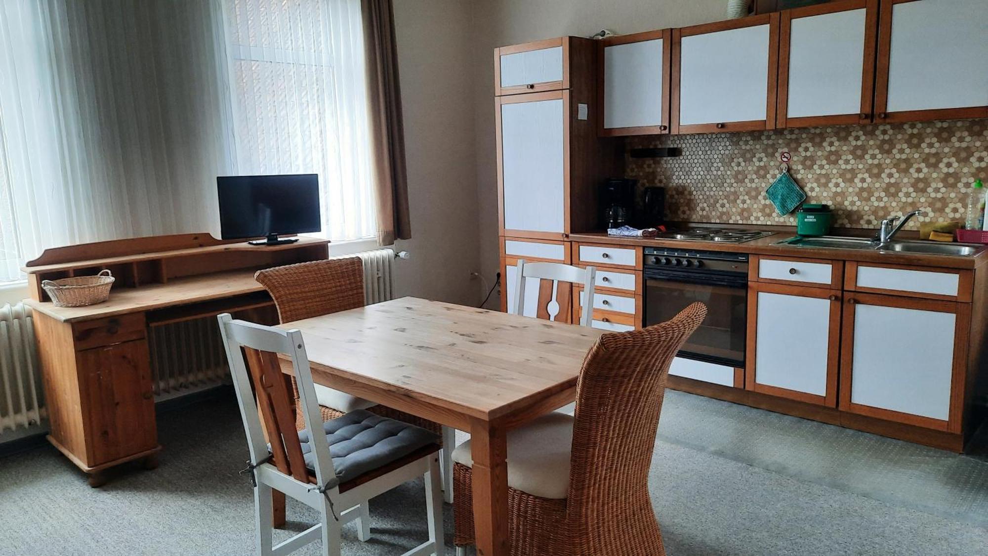 Ferienwohnung Am Wildgehege ヴァルスローデ エクステリア 写真