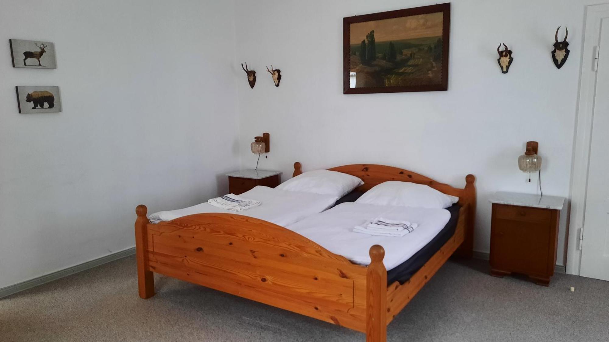 Ferienwohnung Am Wildgehege ヴァルスローデ エクステリア 写真